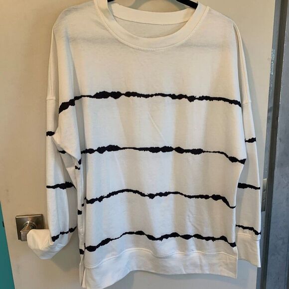 Shoe, new, sz 39, canvas deck shoe, walking, sneaker, slide on, wedge heel, - Picture 11 of 16